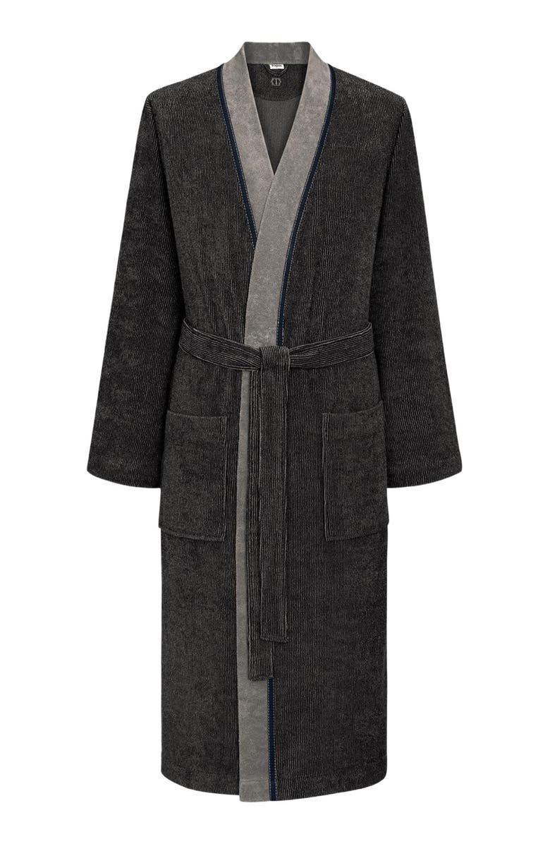 Togas Franco Men's Bathrobe, Alternate, color, Black