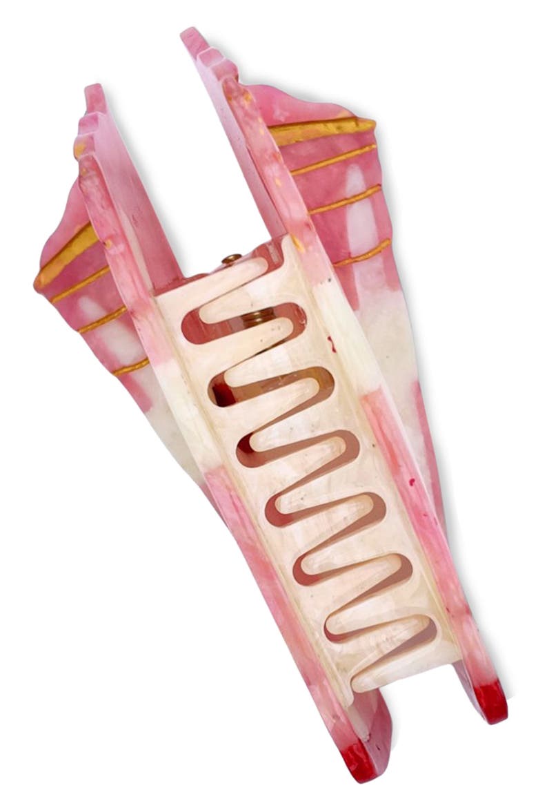 Strawberry Smoothie Hair Claw Clip, Alternate, color, PINK