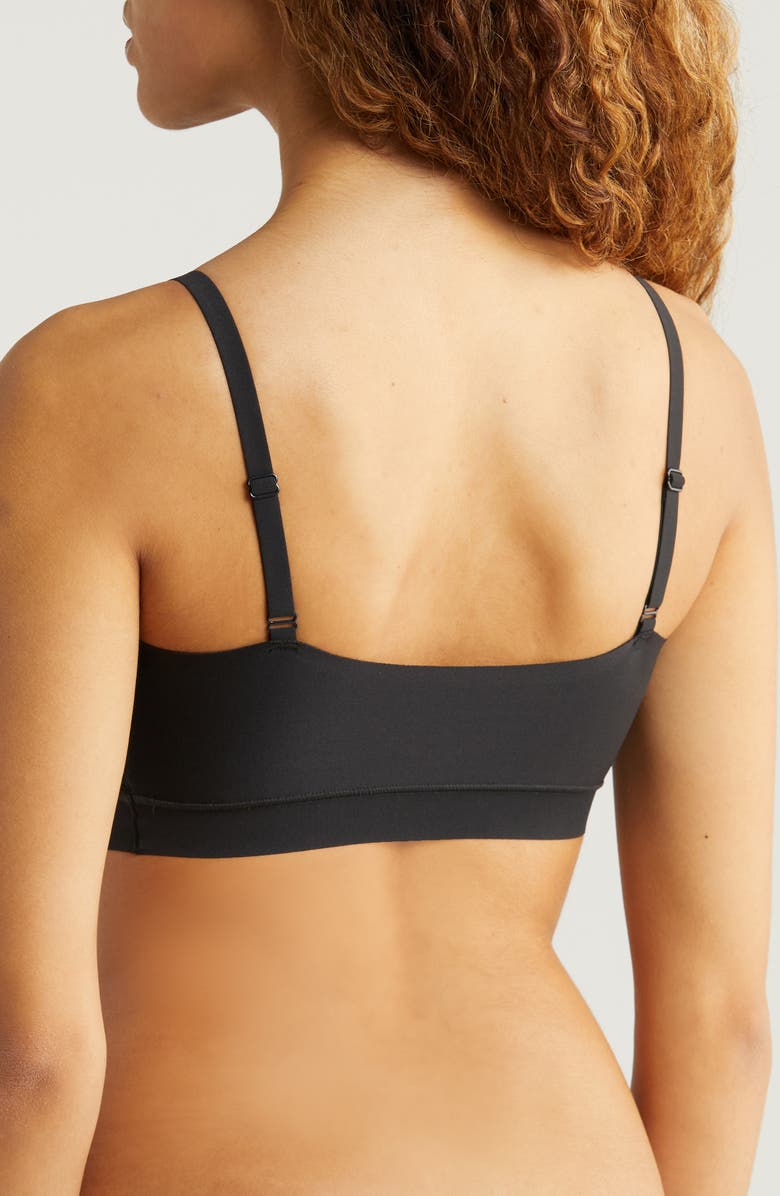 Chantelle Lingerie Soft Stretch Lace Bralette, Alternate, color, Black-11