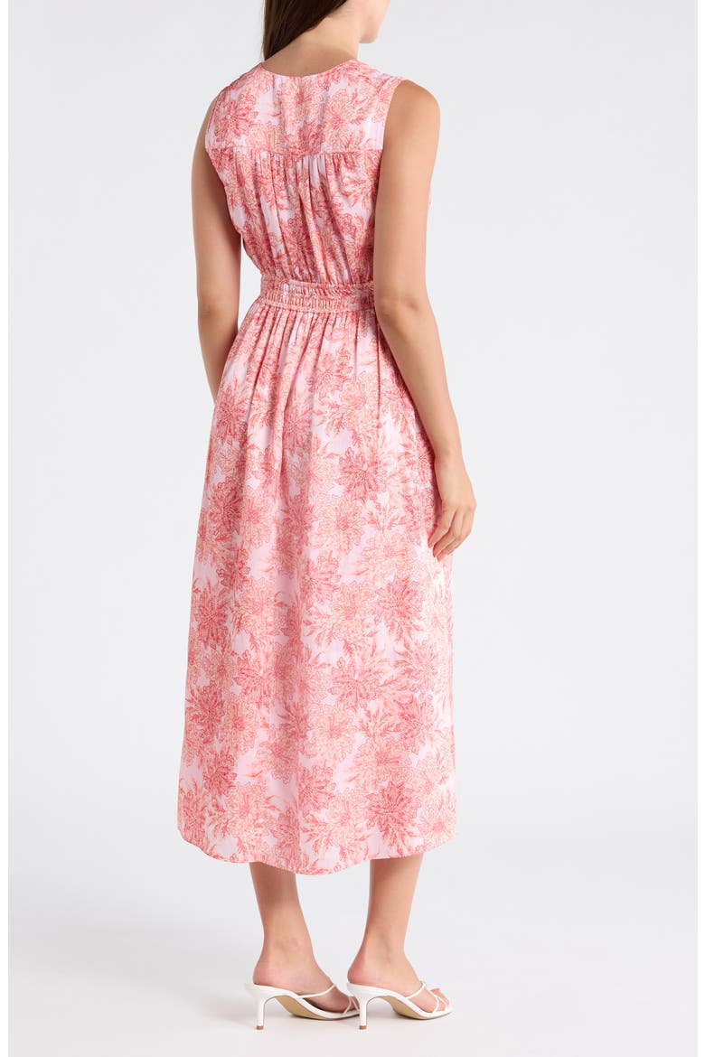 Tamara Sleeveless Midi Dress, Alternate, color, PINK GARDEN