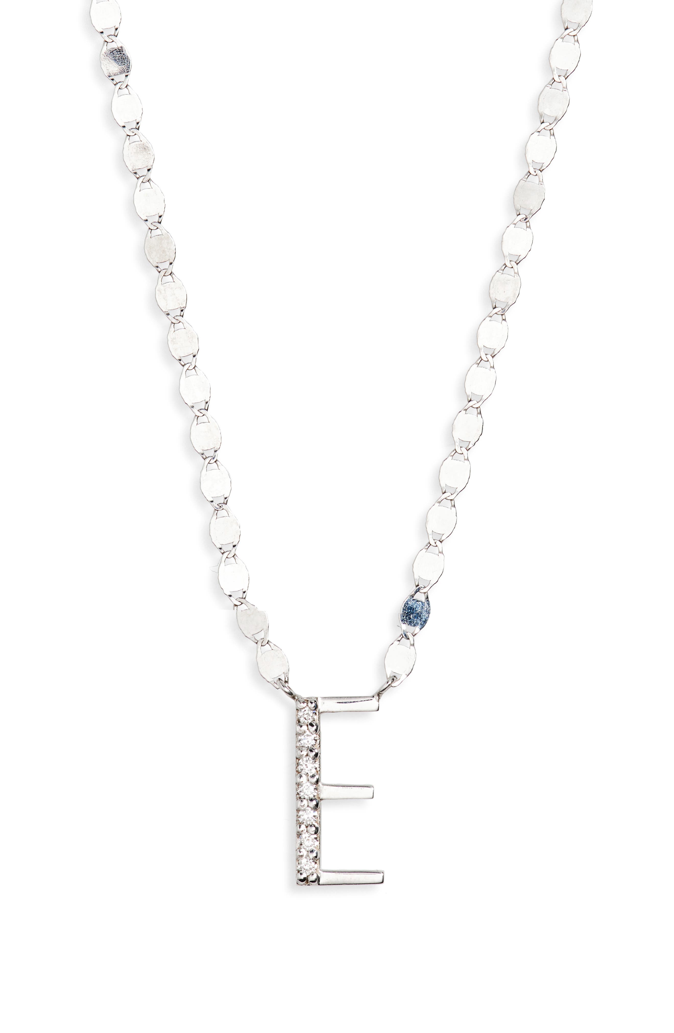 LANA 14K Gold Diamond Initial Pendant Necklace