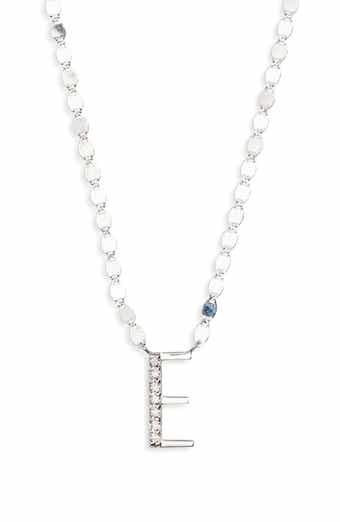 LANA 14K Gold Diamond Initial Pendant Necklace