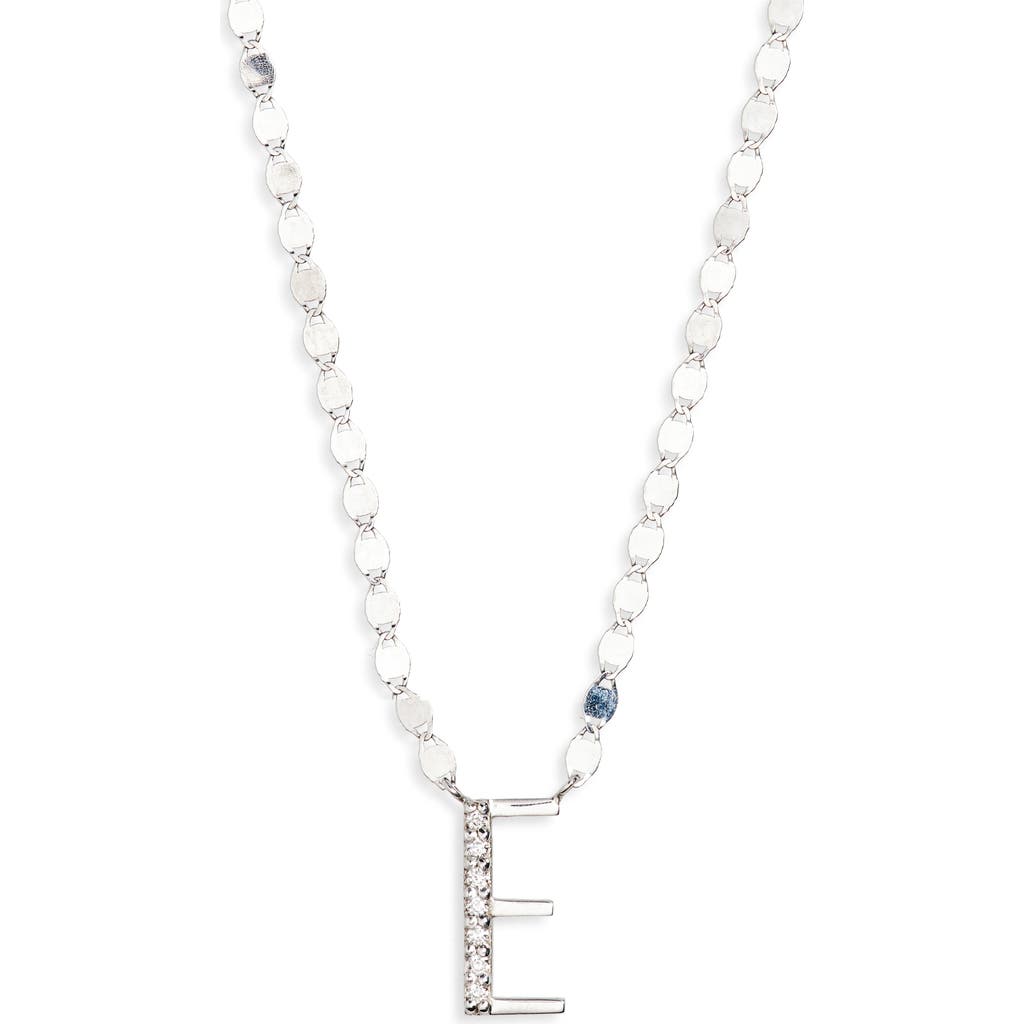 Lana 14k Gold Diamond Initial Pendant Necklace In White