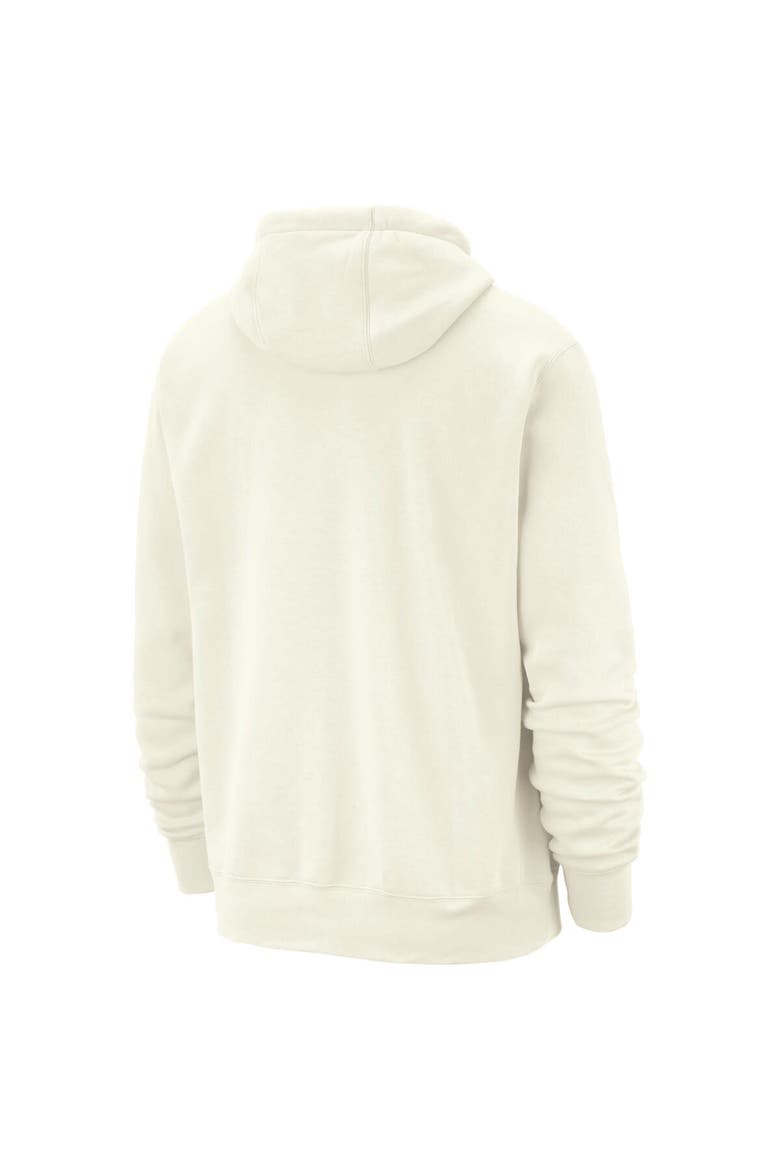 Men's Nike Cream Boston Celtics 2023/24 City Edition Essential Club Pullover Hoodie, Alternate, color, Cream