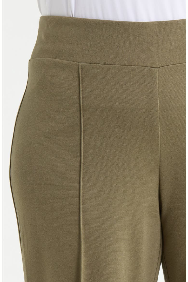 Pintuck Pull-On Straight Leg Ankle Pants, Alternate, color, JASPER GREEN