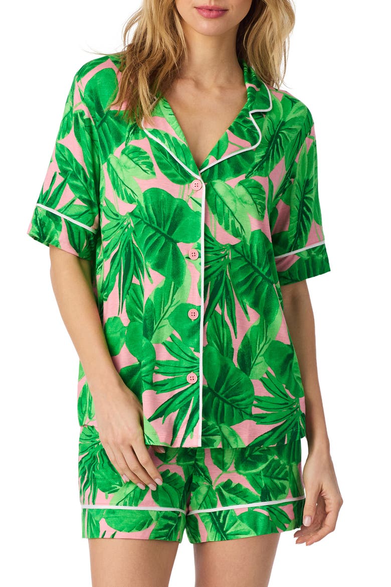 Print Short Pajamas, Main, color, PINK PRINT