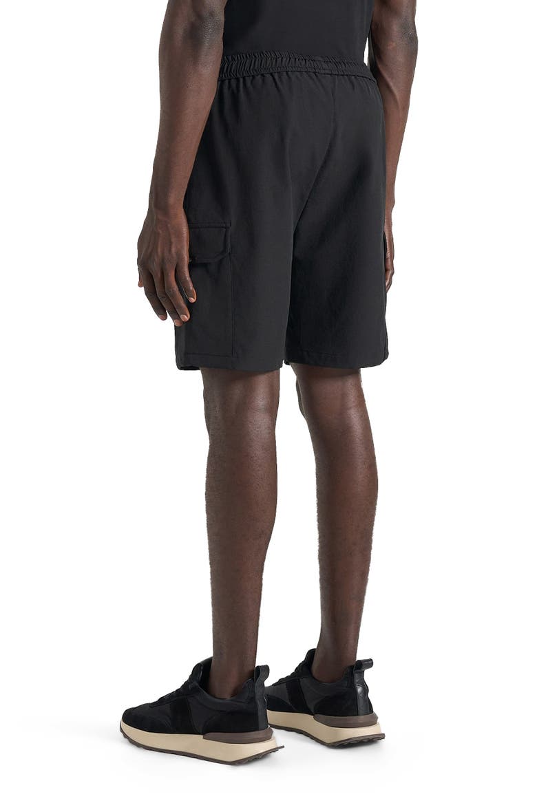 Dimitri Technical Cargo Shorts, Alternate, color, Black
