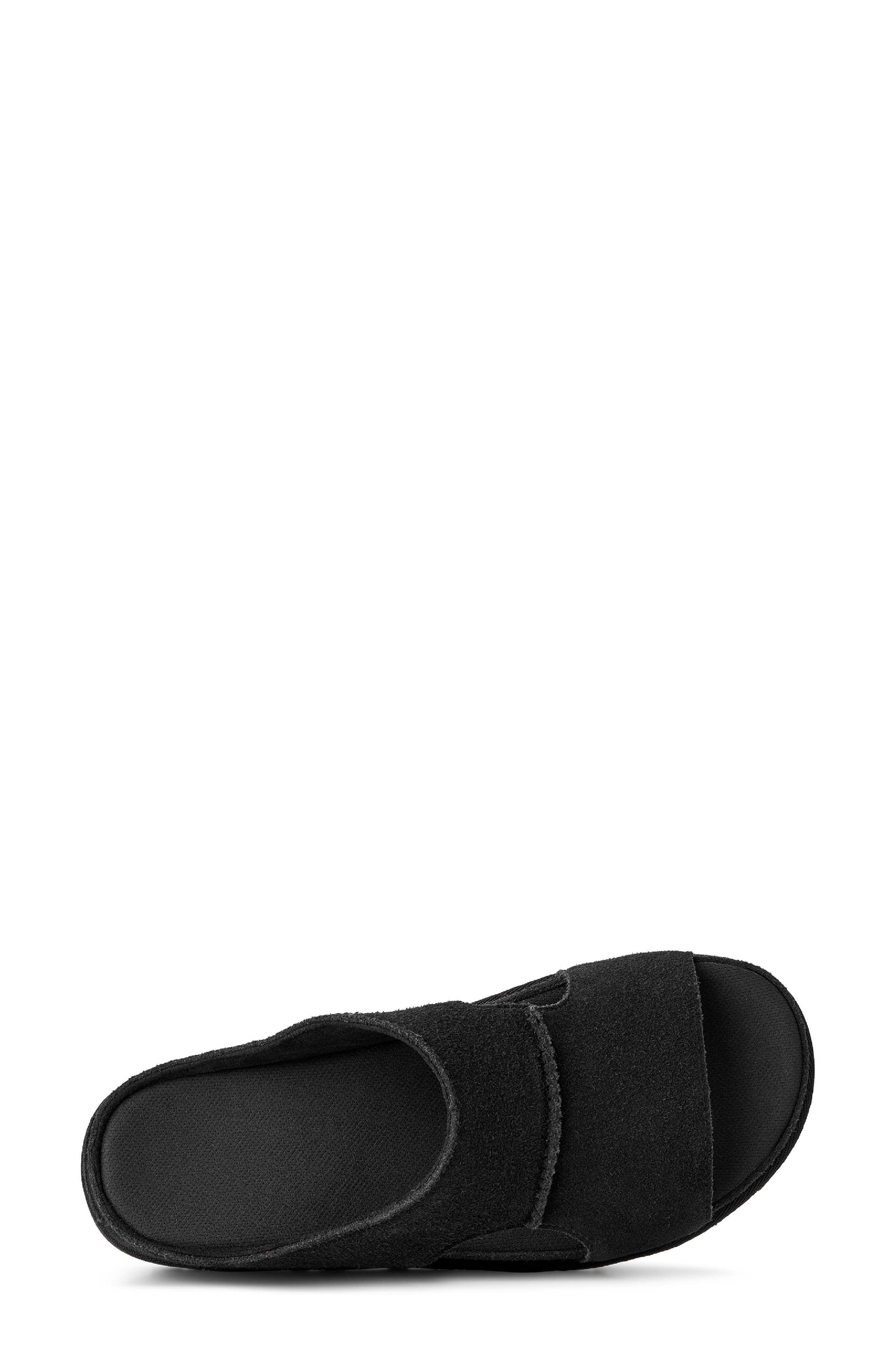 UGG<sup>®</sup> Goldenstar Hi Slide Sandal, Alternate, color, Black