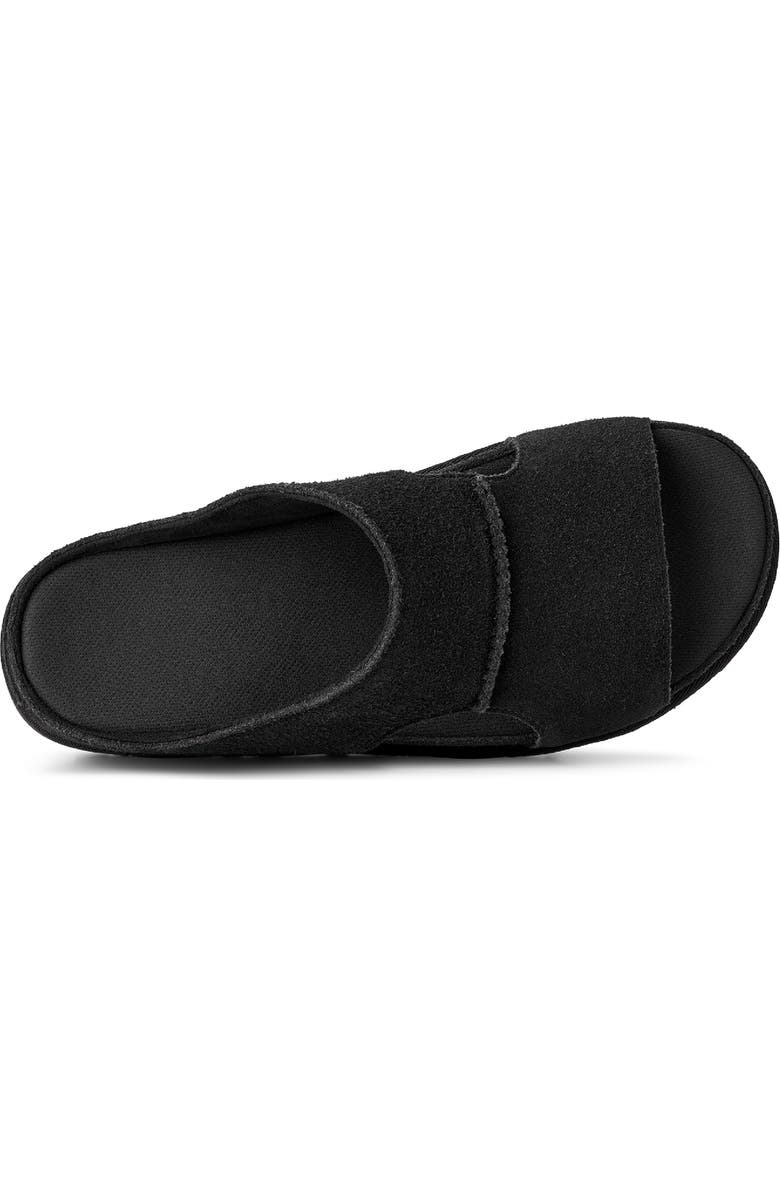 UGG<sup>®</sup> Goldenstar Hi Slide Sandal, Alternate, color, Black