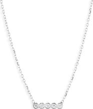 THE SIS KISS Loverly Crystal Bar Necklace