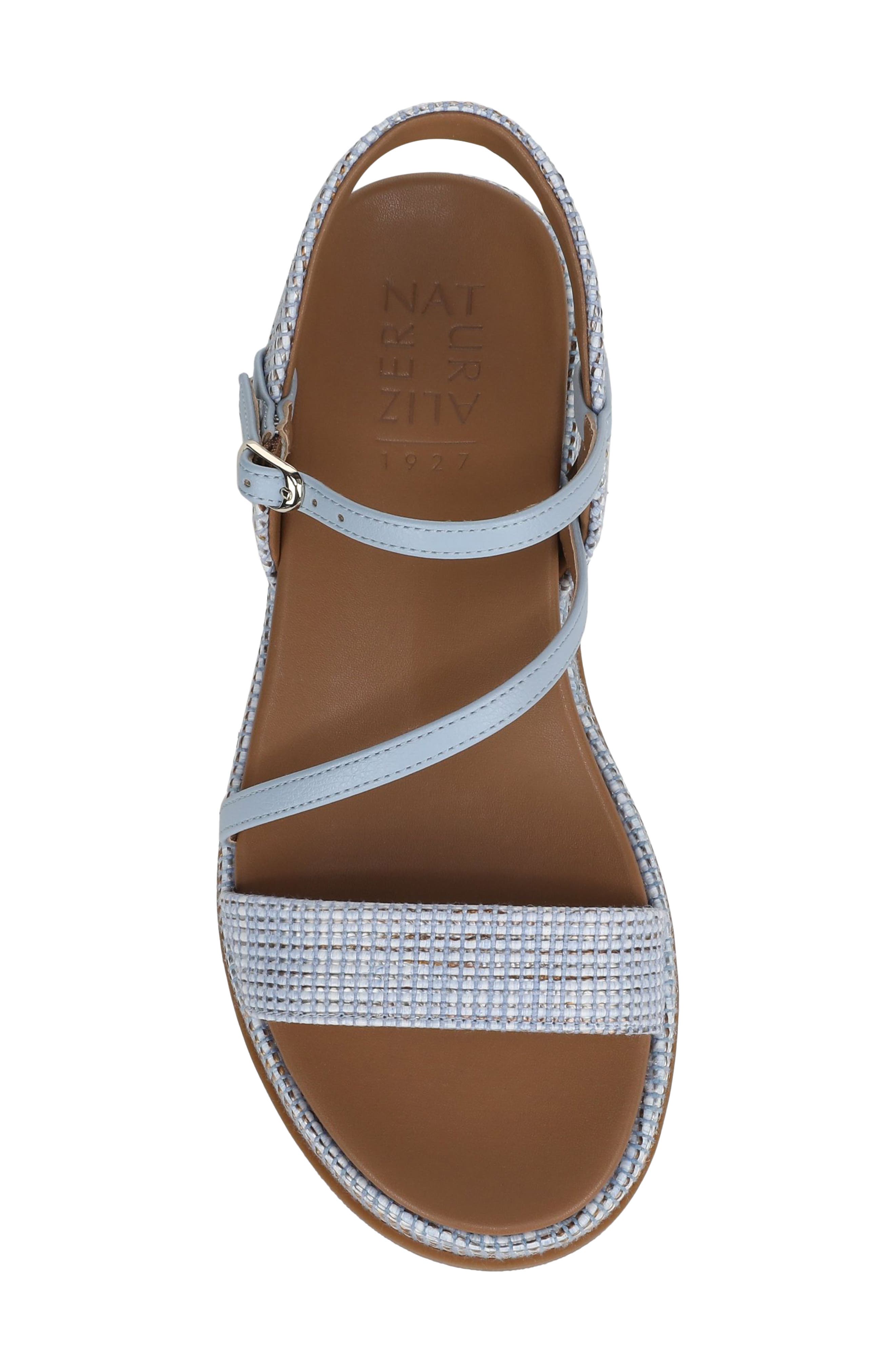 Zayda Platform Sandal, Alternate, color, ICE BLUE