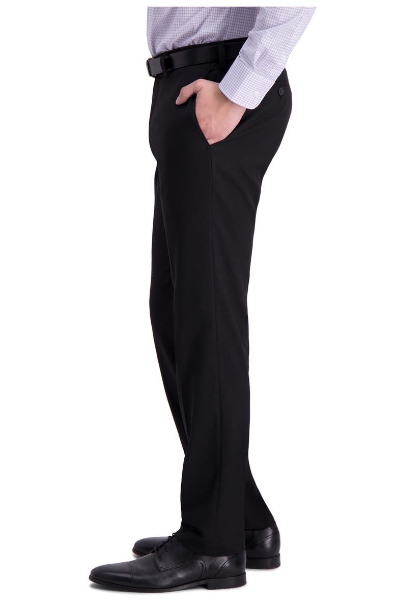 Louis Raphael Solid Flat Front Slim Fit Dress Pants, Alternate, color, 