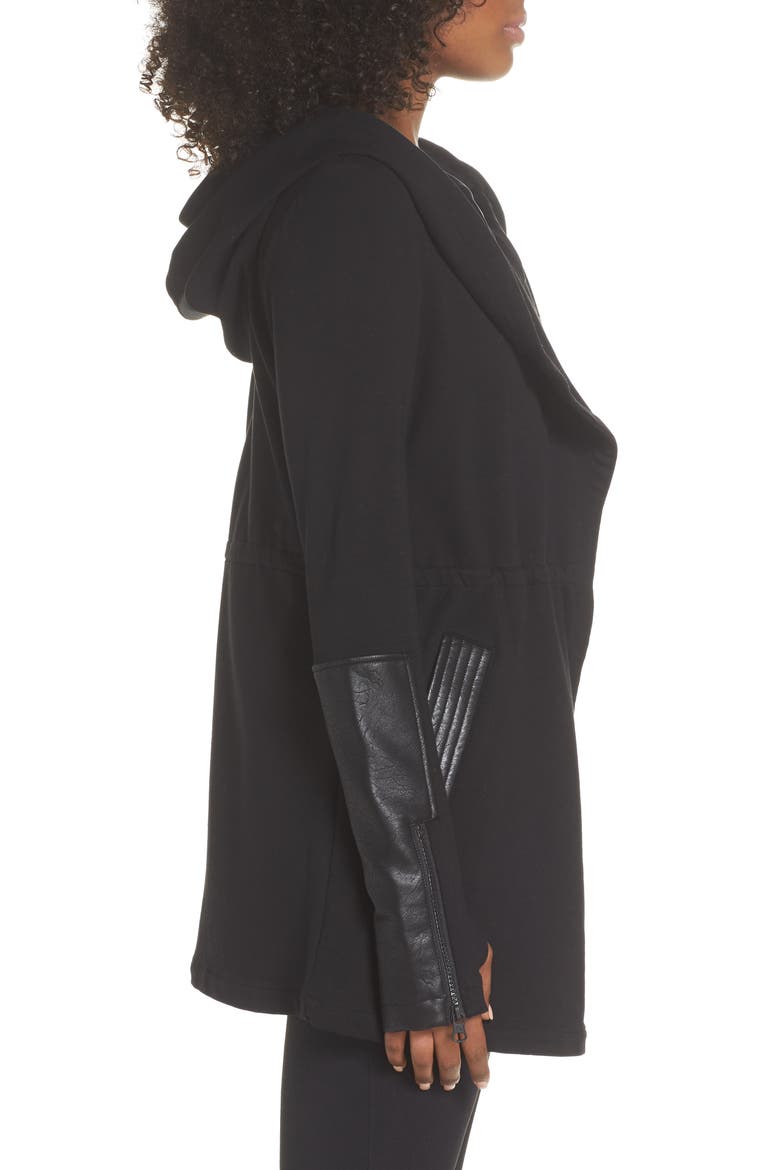 Traveler Wrap Jacket, Alternate, color, BLACK/ BLACK