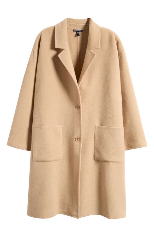 Eileen Fisher Alpaca & Wool Blend Short Coat In Multi