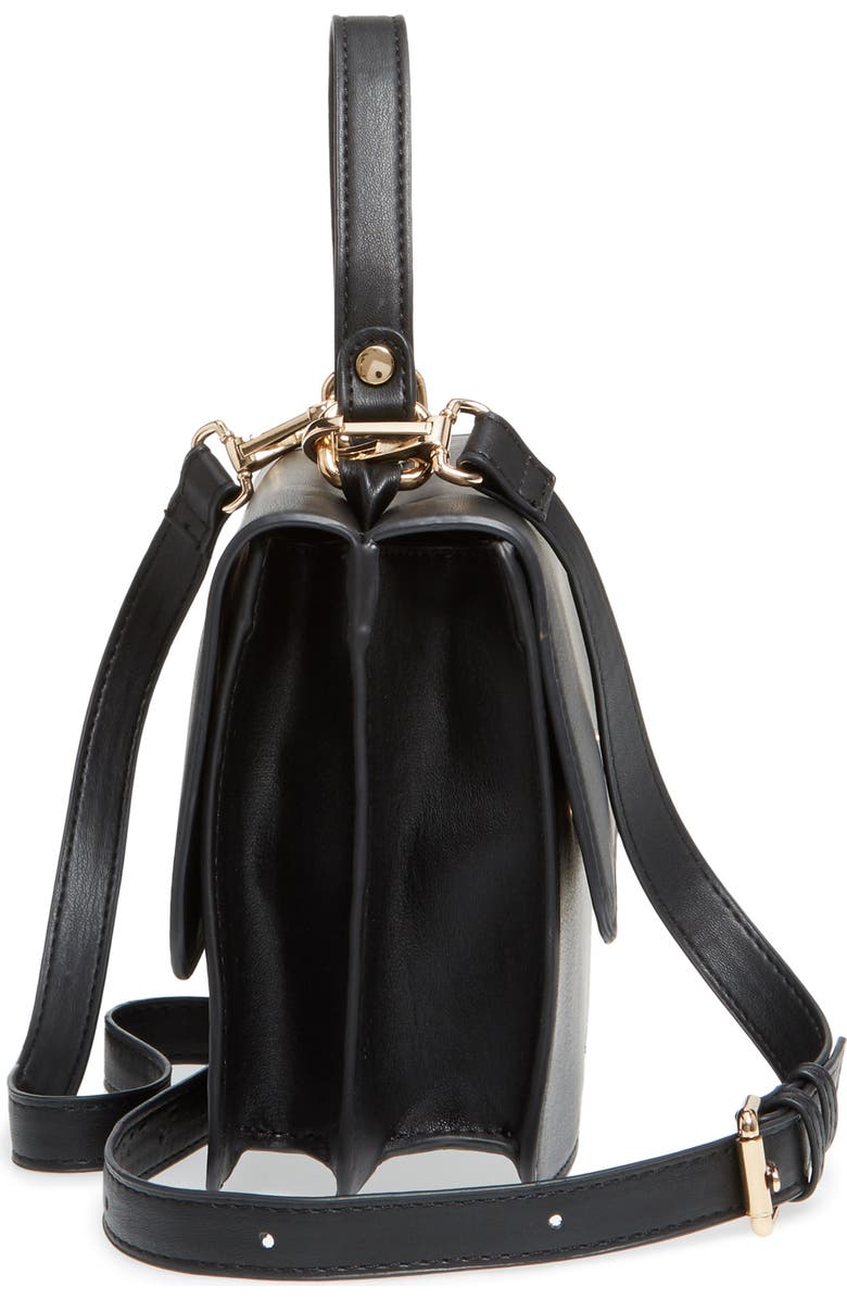 Sole Society Faux Leather Satchel, Alternate, color,