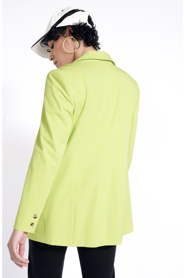 Neon One-Button Blazer (Nordstrom Exclusive), Alternate, color, NEON GREEN