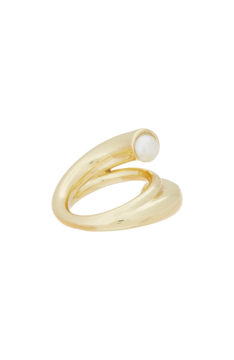 Covet Imitation Pearl Wrap Ring, Alternate, color,