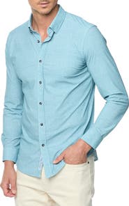 Robert Graham Renley Tailored Fit Solid Button-Up Shirt