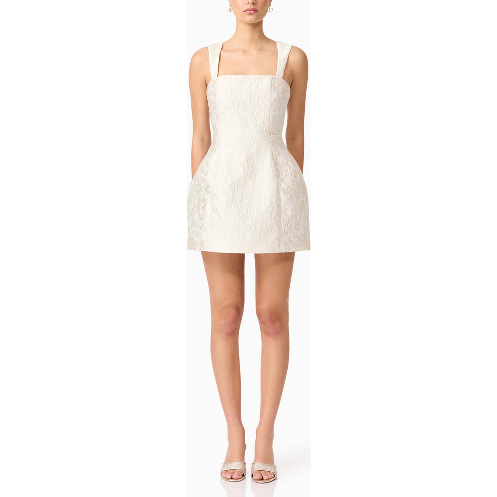 Elliatt Galadirel Jacquard Sleeveless Minidress