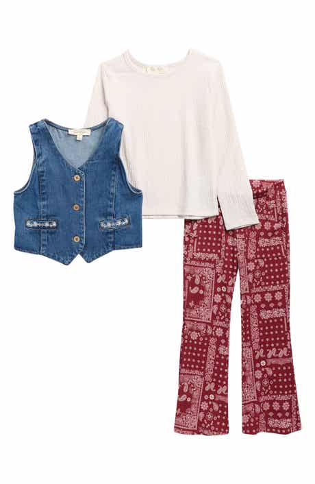 Jessica Simpson Vest, Long Sleeve Top & Leggings