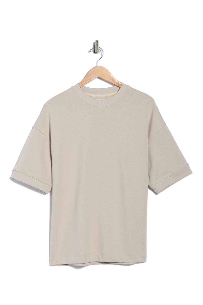 Crewneck T-Shirt, Alternate, color, SAND