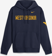Nike Men's Nike Navy West Virginia Mountaineers 2026 Sideline Club Fleece Hoodie