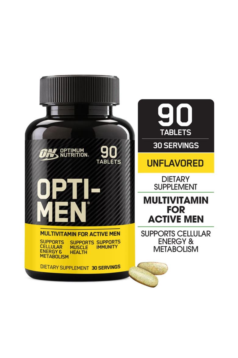 Daily Multivitamin Supplement for Men with Amino Acids and Immune Support, 90 Count, 30-Day Supply, Main, color, None