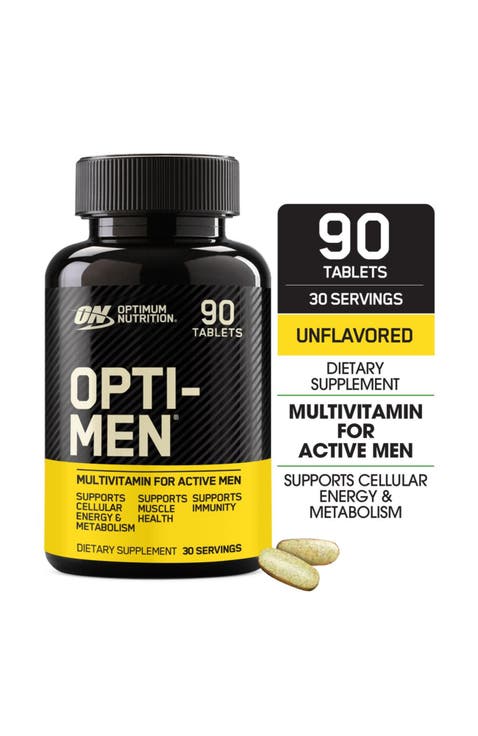 Daily Multivitamin Supplement for Men with Amino Acids and Immune Support, 90 Count, 30-Day Supply