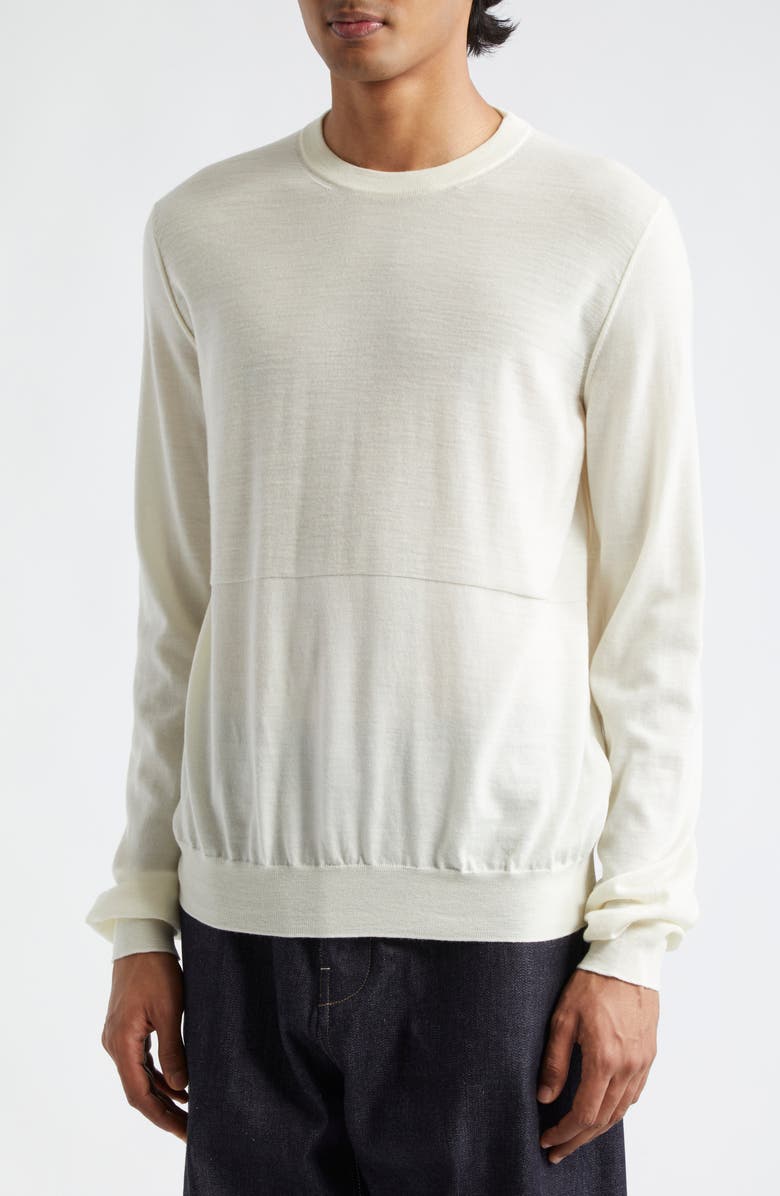 Jil Sander Extrafine Merino Wool Sweater, Alternate, color, 