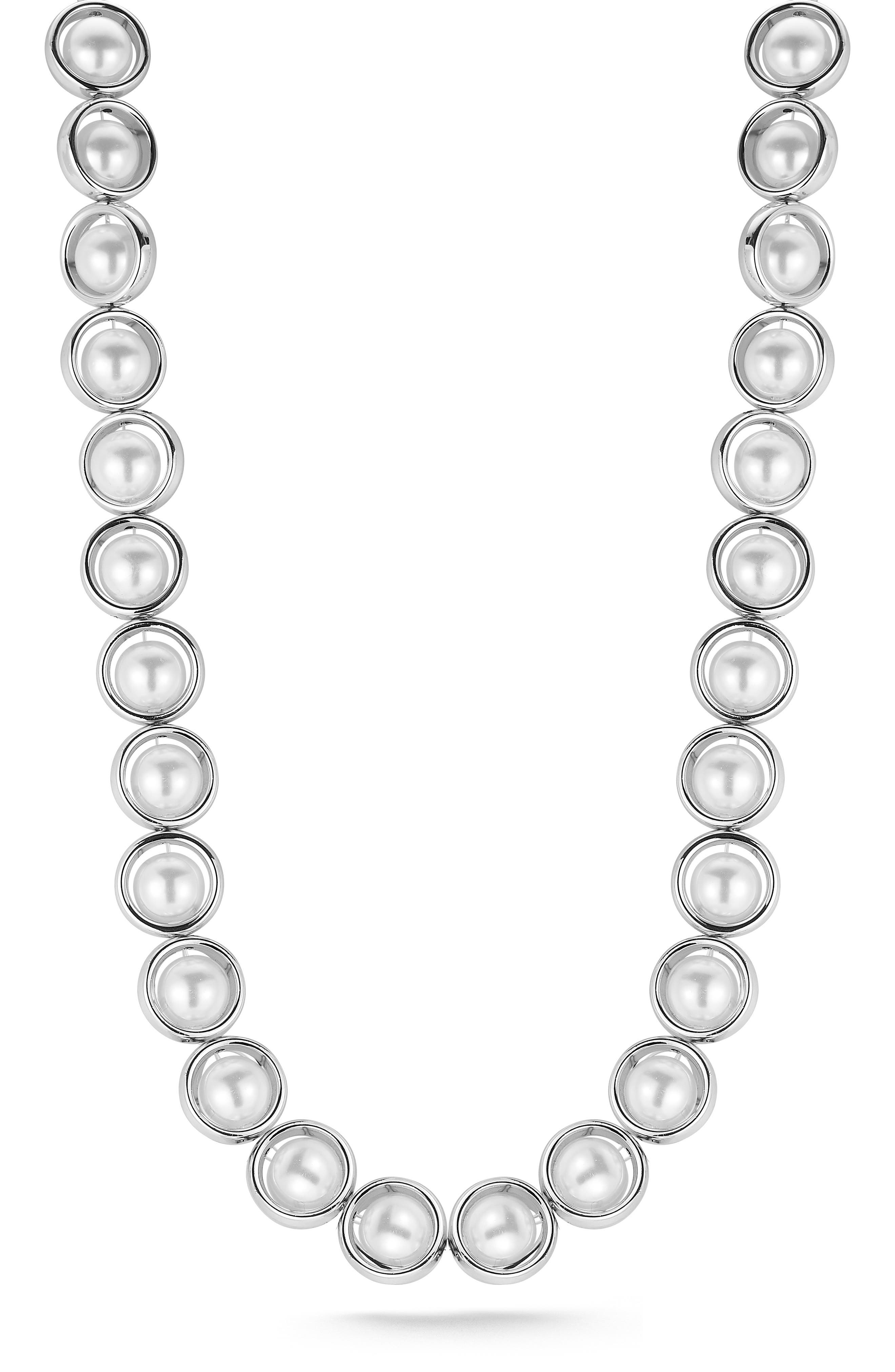 SPHERA MILANO Faux Pearl Necklace
