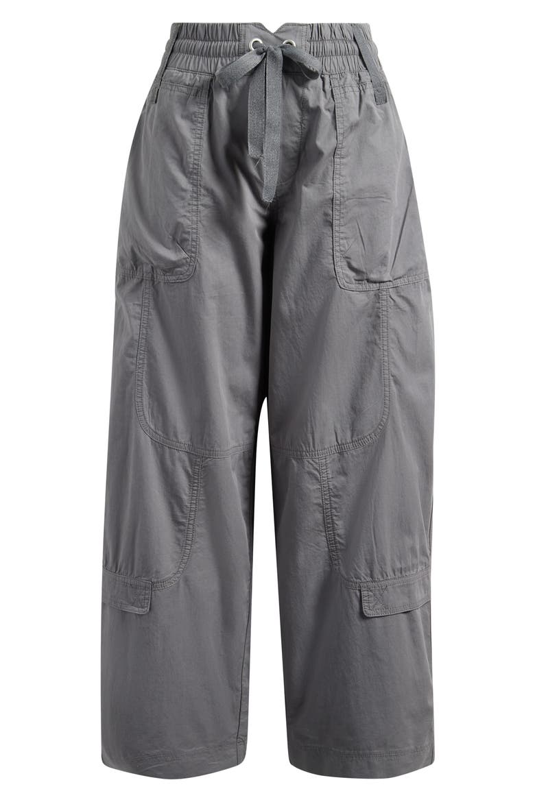 Fever Cotton Cargo Pants, Alternate, color, CHARCOAL