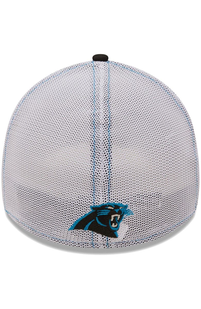 New Era Men's New Era Blue/Black Carolina Panthers Team Banded 39THIRTY Flex Hat, Alternate, color,