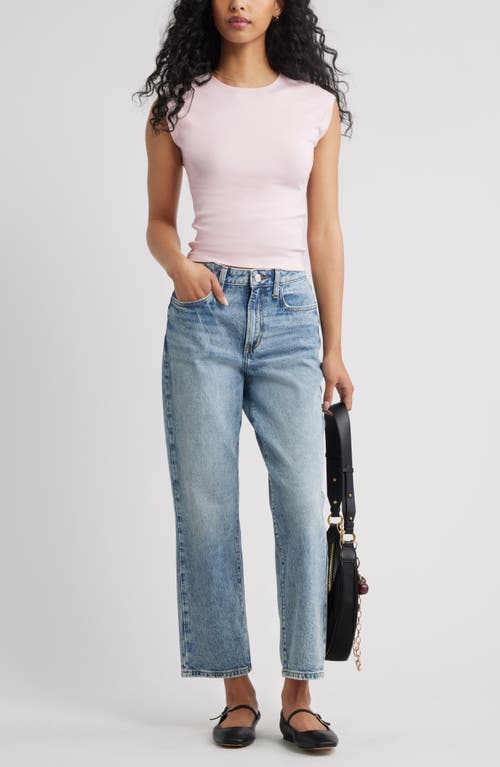Bp. Rib Cap Sleeve T-shirt In Pink