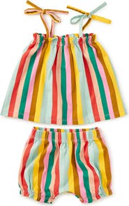 Tea Collection Tie Shoulder Baby Set