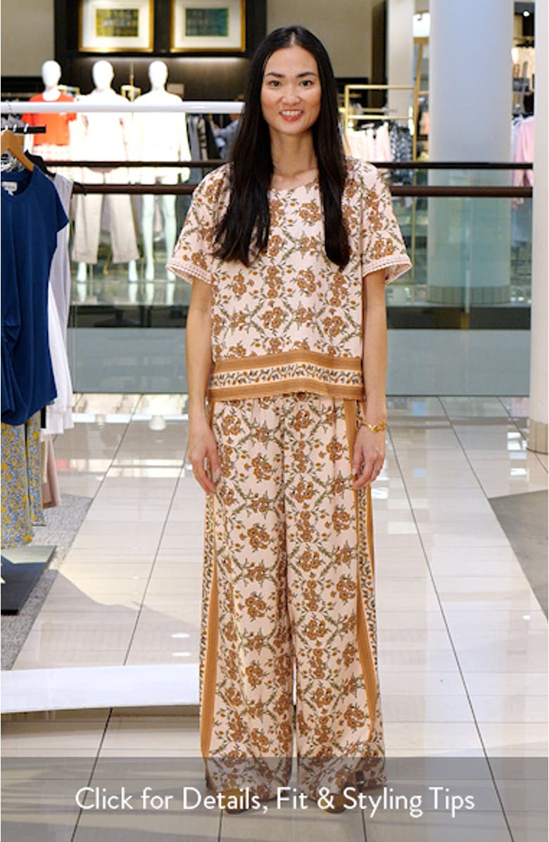 Floral Woven Top, sales video thumbnail