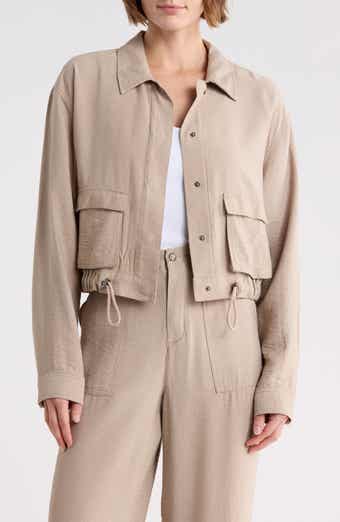 Splendid Breck Crepe Shirt Jacket