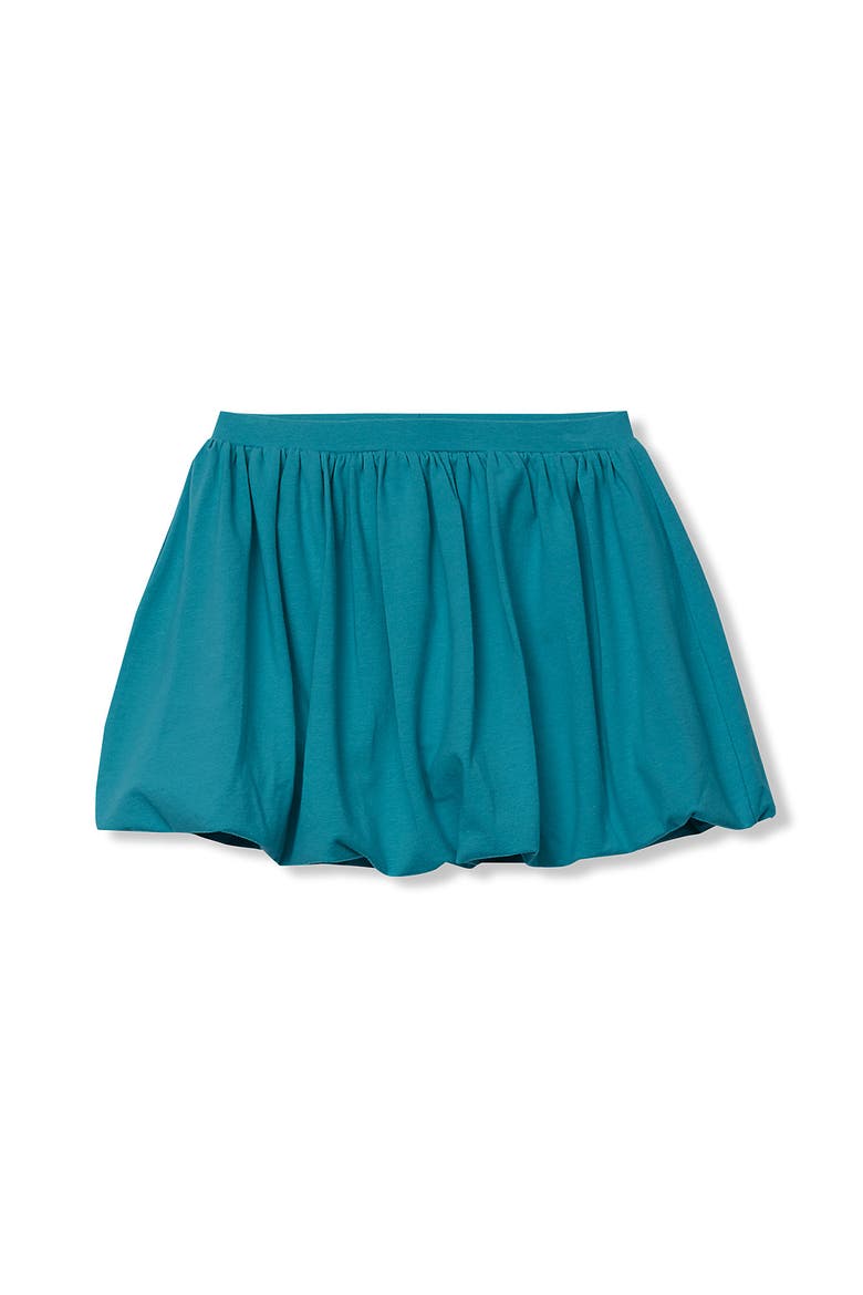 Girls Bubble Skort, Alternate, color, Baltic Teal