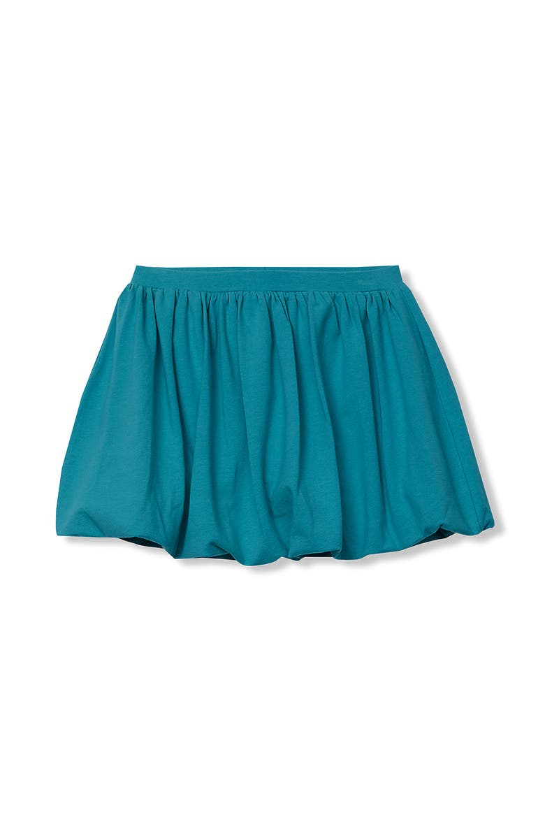 Lands' End Girls Bubble Skort, Alternate, color, Baltic Teal
