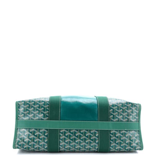 Pre-owned Goyard Goyard Villette Tote Printed Coated Canvas Mm In Green