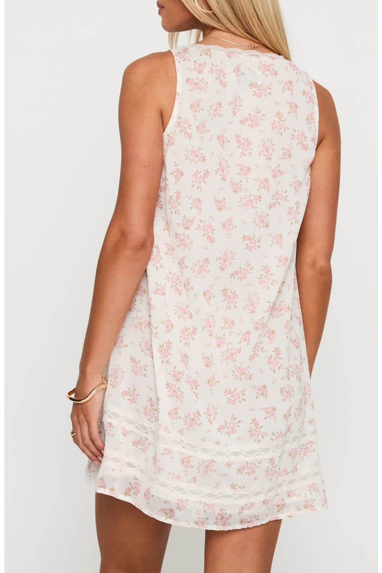 Alanah Floral Print Minidress, Alternate, color, FLORAL