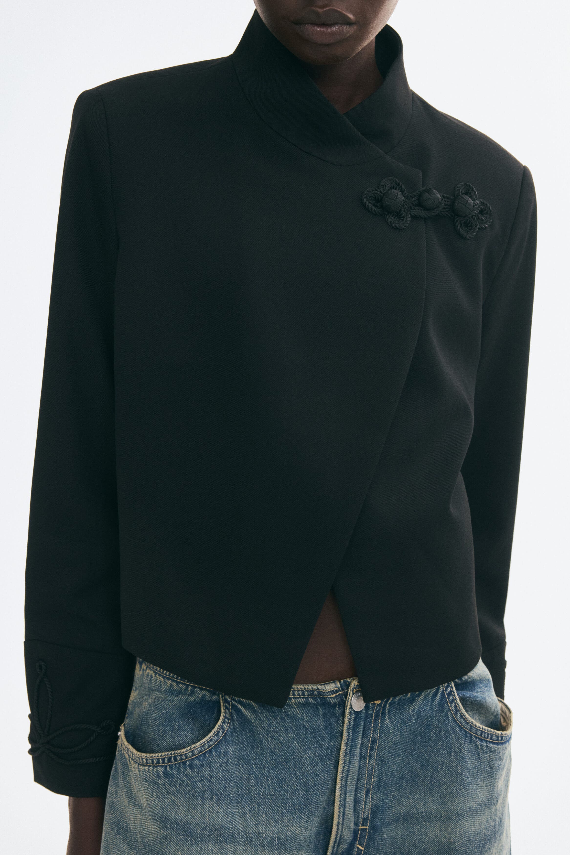 H&M Short Rope-detail Jacket (Women) | Nordstrom