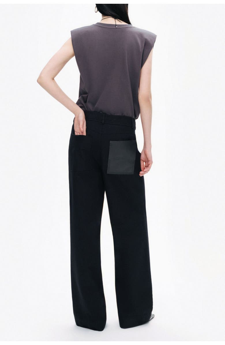 Nocturne V-Neck Padded T-Shirt, Alternate, color, 