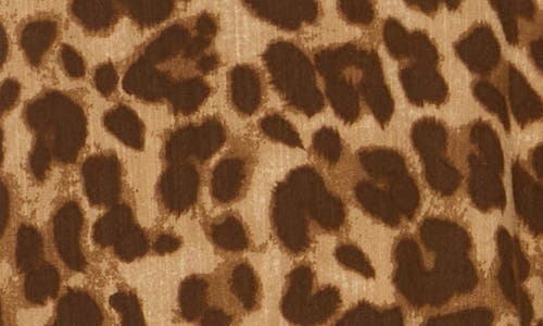 Abound Printed Minidress In Beige Wild Cat