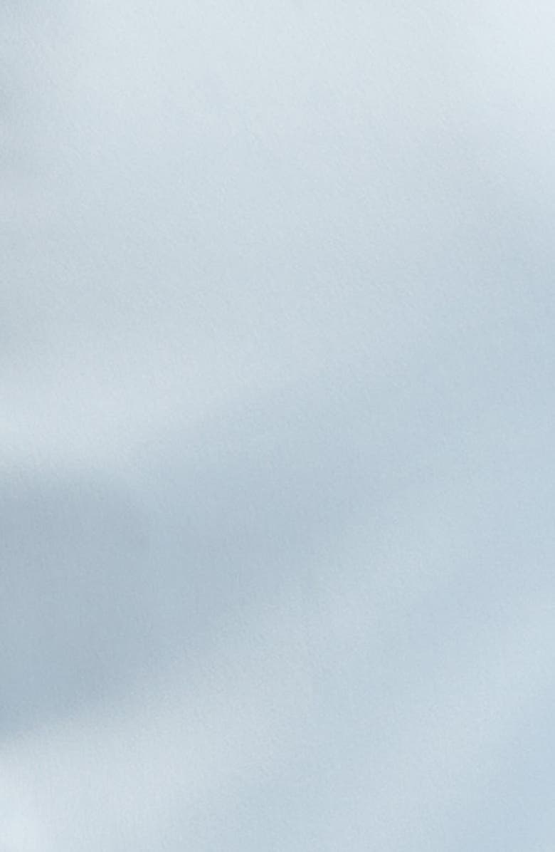 Ramy Brook Kaydence One-Shoulder Cutout Detail Satin Sheath Gown, Alternate, color, Crystal Blue