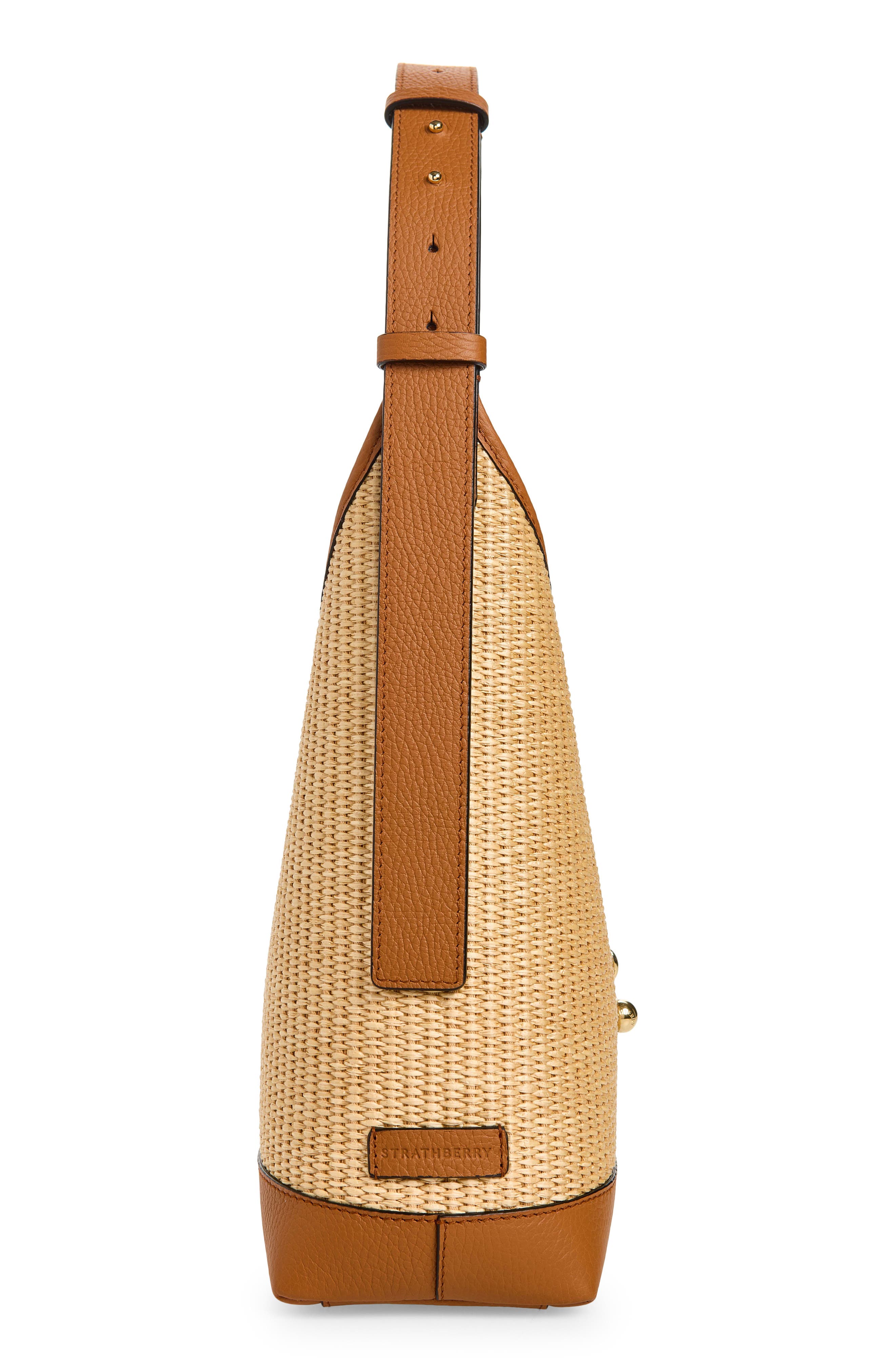 Kite Raffia Hobo Bag, Alternate, color, TAN/ NATURAL