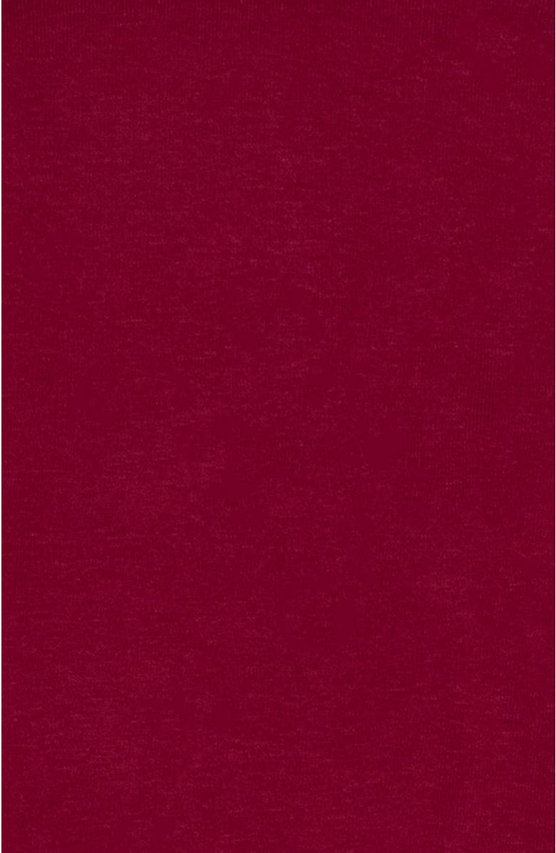 Leveret Kids Two-Piece Solid Cotton Matching Family Pajamas, Alternate, color, Maroon