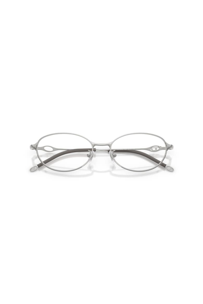 53mm Oval optical glasses, Alternate, color, Silver