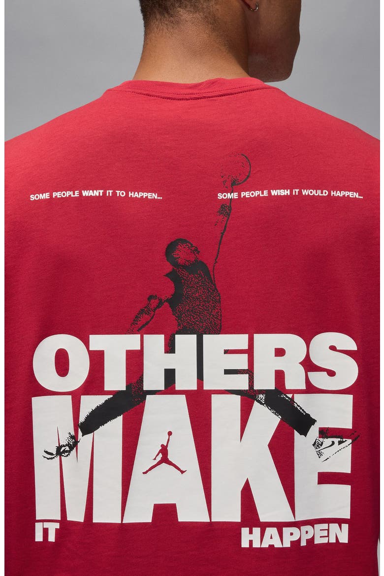 Reissue Oversize Cotton Graphic T-Shirt, Alternate, color, VARSITY RED
