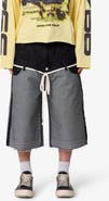 mnml Ultra Baggy Inside Out Denim Shorts
