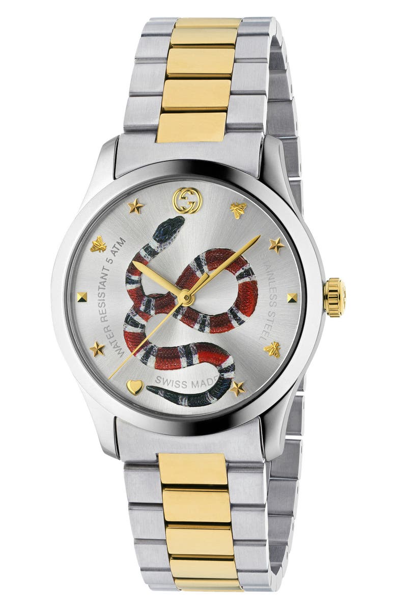 Gucci G-Timeless Bracelet Watch, 38mm, Main, color, 